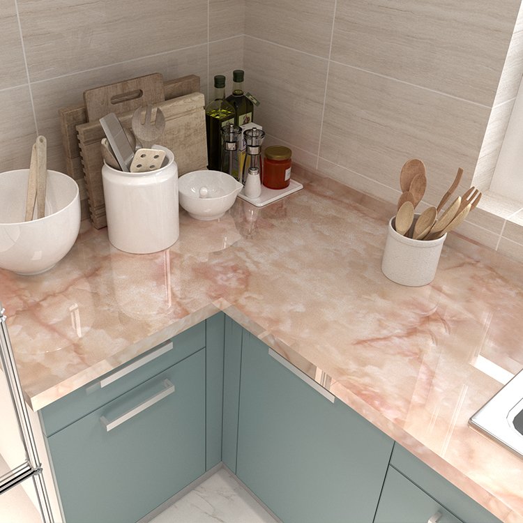 Hot sale pvc adhesive vinyl waterproof marble pattern waterproof 3d wall paper for kitchen