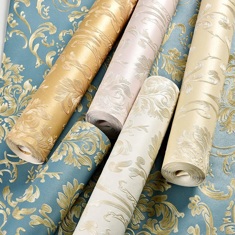 nature walls paper simulation forest tropical flowers and plants American hand-painted pvc 3d wallpaper