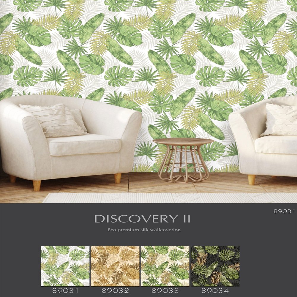 nature walls paper simulation forest tropical flowers and plants American hand-painted pvc 3d wallpaper