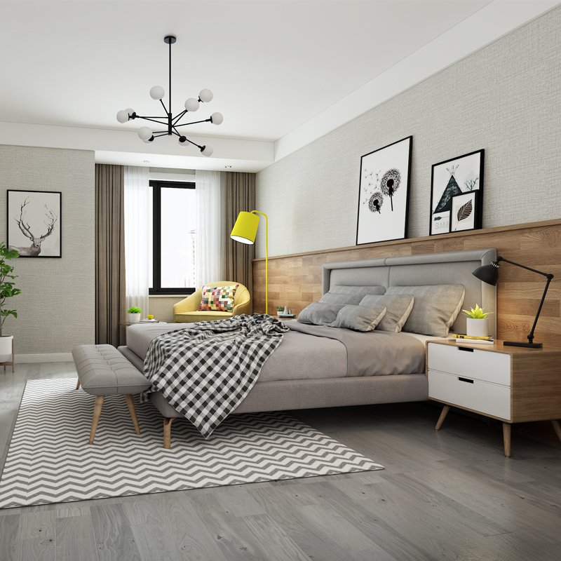 Modern Design Self-Adhesive 3D Hessian Textile Pattern Wallpaper Light Grey Decorative Wall Sticker Bedroom Waterproof Stock US