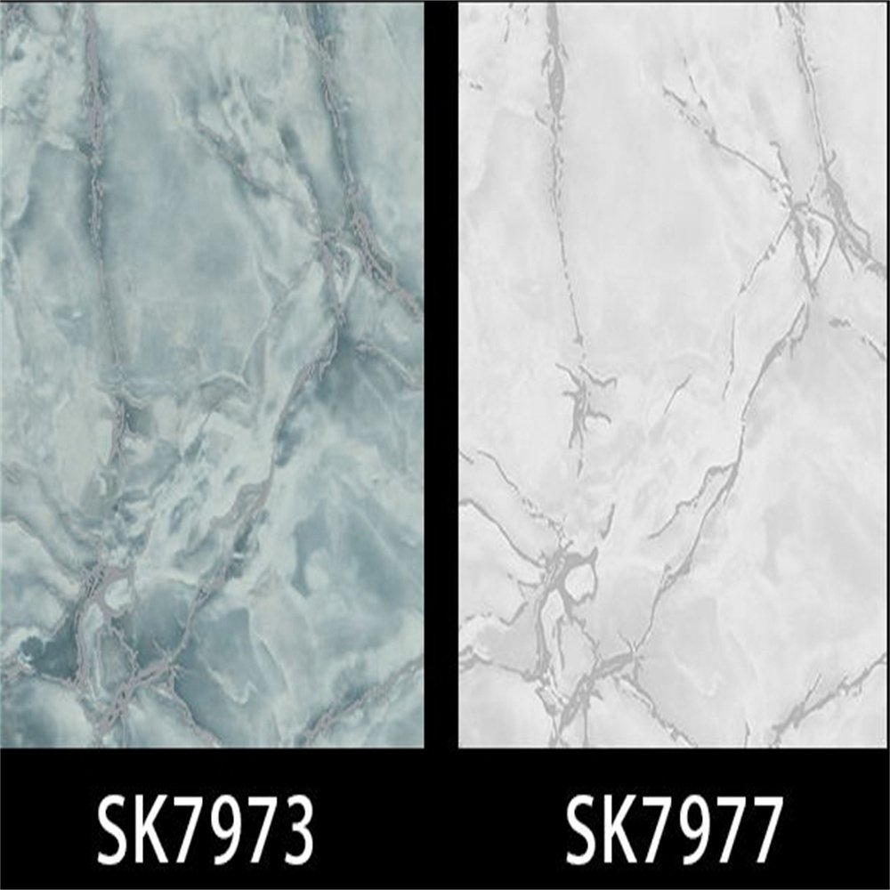 cheap price low MOQ custom design Blank print wallpaper plain wall paper For Home Decoration Marble ink style wallpaper