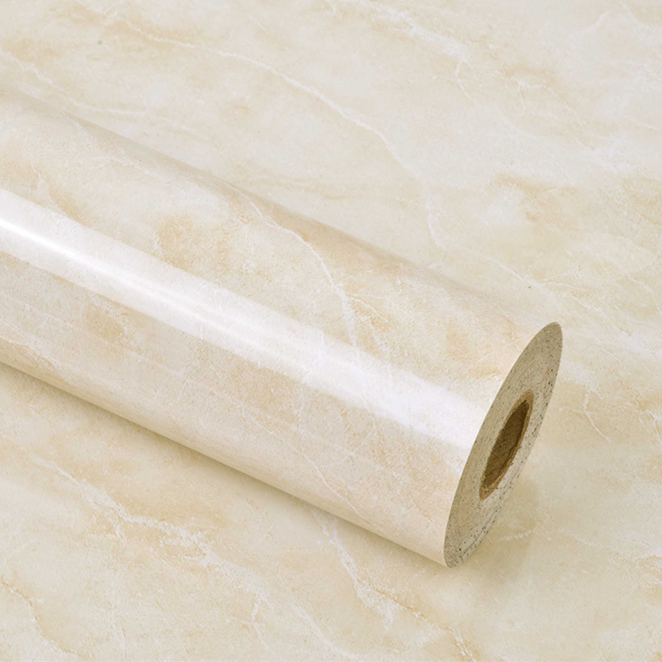 Marble vinyl film self adhesive waterproof wood kitchen vinyl wallpaper suppliers roll on textured walls