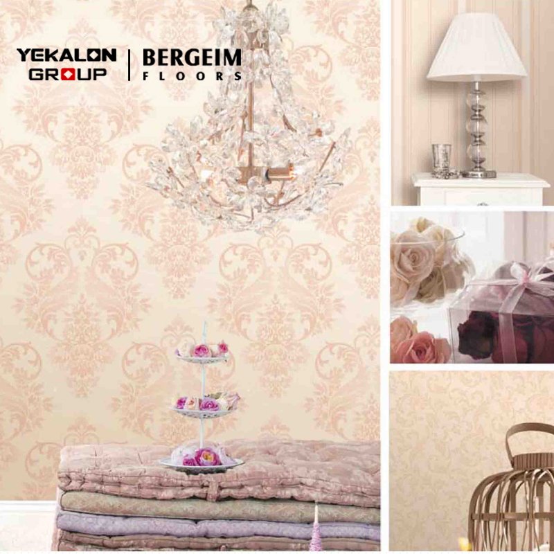 Latest Cheap Oem Room Waterproof Paintable Pvc Beautiful Wallpaper wallpaper rolls design for bedroom