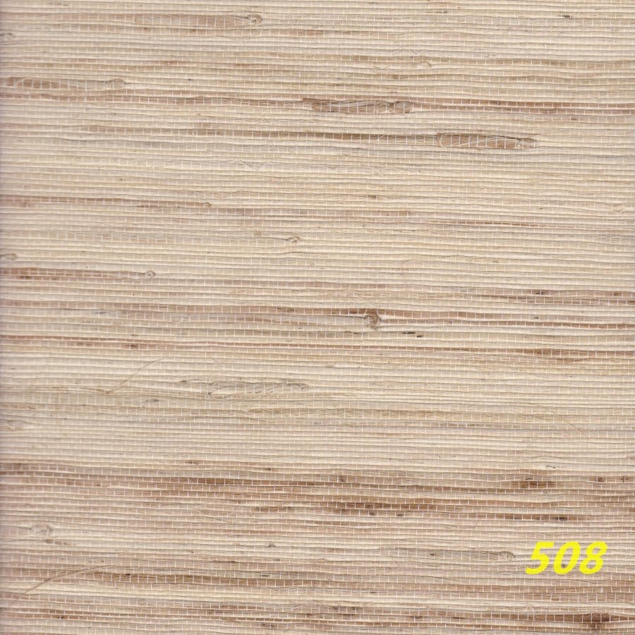 Sparse texture of natural jute woven straw wallpaper with orange background
