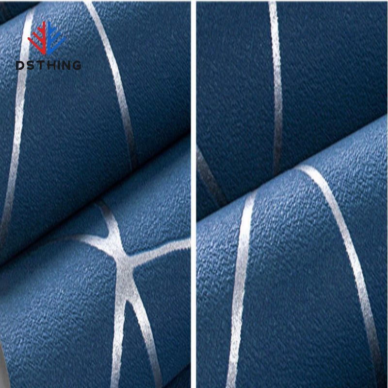 AISEN DSTHING Luxury Red Color Hot Selling Design 3d Non-woven Wallpaper Deluxe Damascus