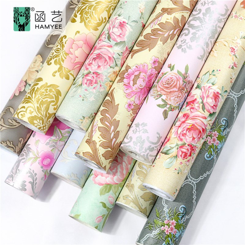 2023 Wallpaper 3d home decoration modern flower wall paper for living room