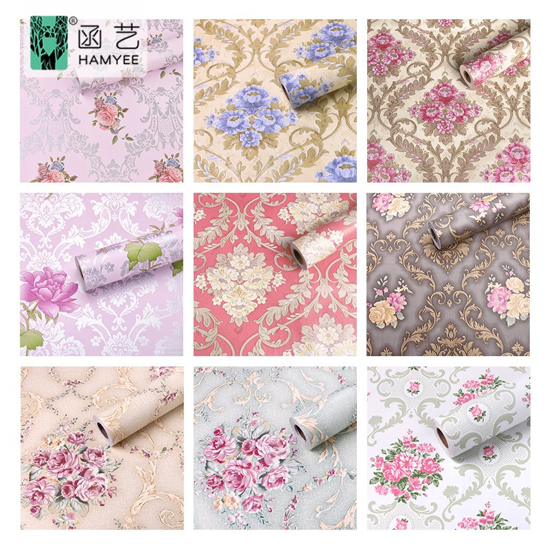 2023 Wallpaper 3d home decoration modern flower wall paper for living room
