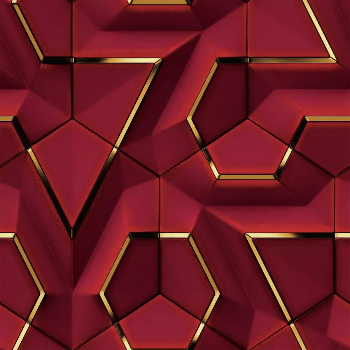 New Arrival Household PVC 3d Wallpaper Interior coating wall paper geometric pattern modern design home wall decor