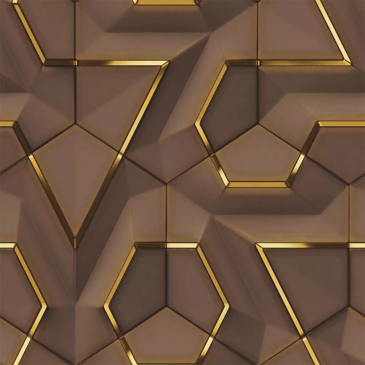 New Arrival Household PVC 3d Wallpaper Interior coating wall paper geometric pattern modern design home wall decor