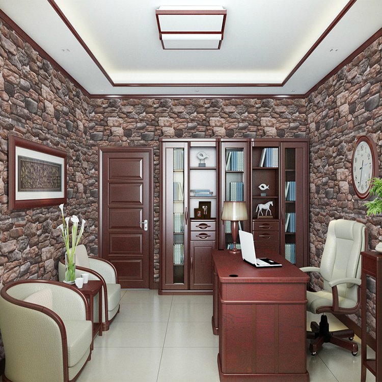 Wholesale Customized wallpaper Fashion Embossed Decor 3D Wallpaper For Wall