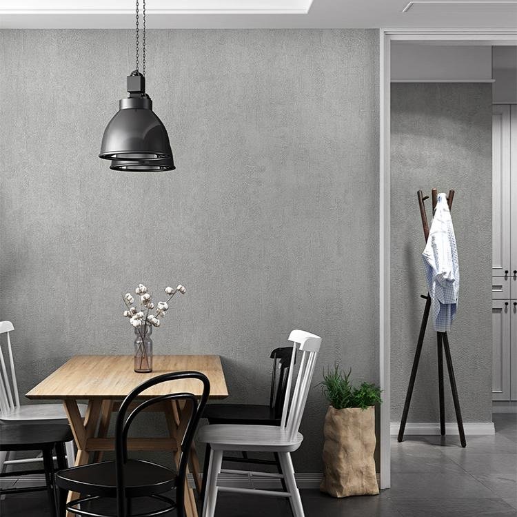 Cement Color Wallpaper 3d design modern simple wallpaper High-grade Gray System Modern Wallpaper Rolls