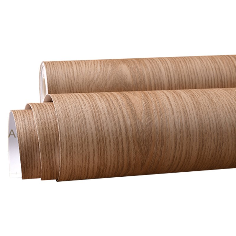 TOCO Kitchen Cabinet Wrap Self Adhesive Wallpaper Wall Paper Furniture Sticker Vinyl Wood Grain PVC Film