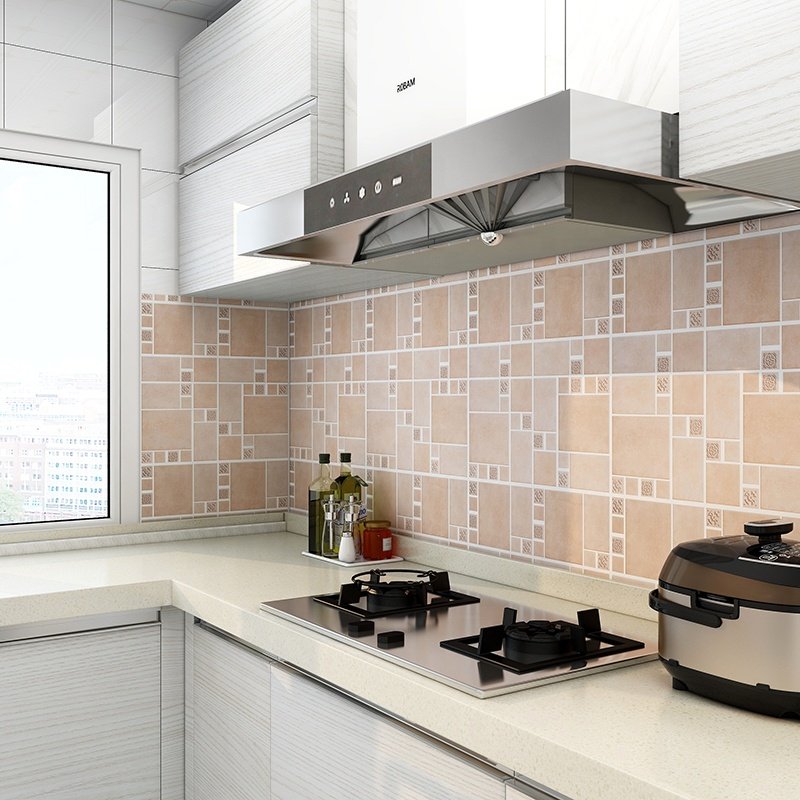 Self-adhesive 3d Kitchen Bathroom Mosaic Pvc Vinyl Wallpapers Graphic Design Waterproof Household