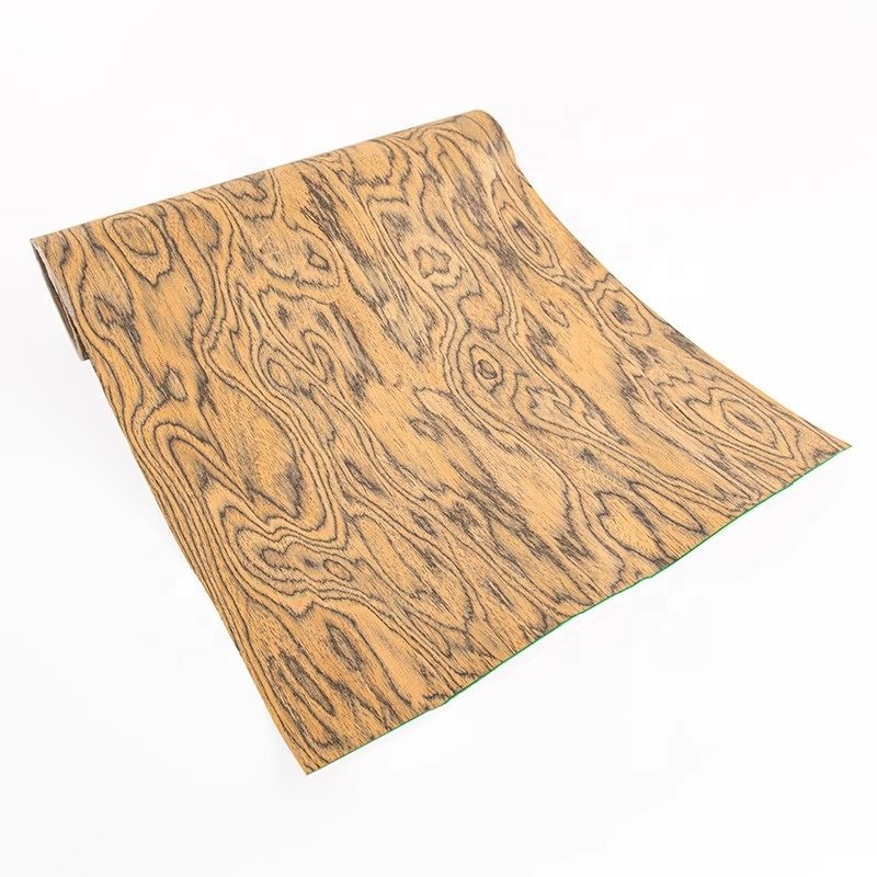 Competitive Price Exotic Recon Engineered Burl Wood Veneer Sheet Wallpaper Wall Panels Decor