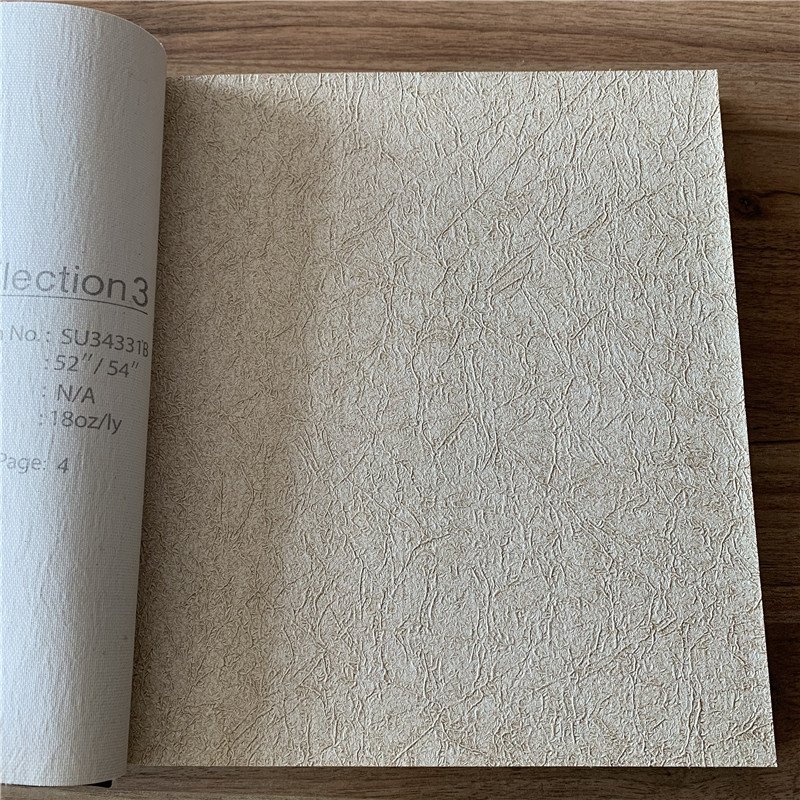 Eco Friendly PVC Wall Paper Cloth Fabric woven Backed Vinyl Wallpaper Rolls For Hotel Wall Decoration Waterproof and fireproof