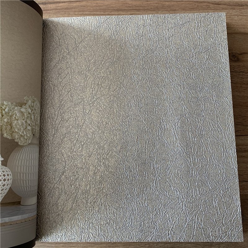 Eco Friendly PVC Wall Paper Cloth Fabric woven Backed Vinyl Wallpaper Rolls For Hotel Wall Decoration Waterproof and fireproof