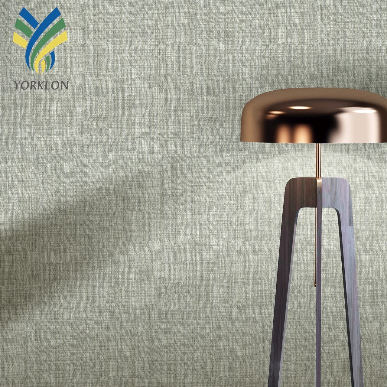 Modern Waterproof PVC Vinyl Wallpaper Fire-Proof Fabric Backed Wall Covering for Hotel and Household Decoration