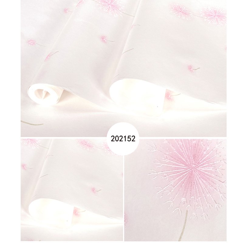 Dandelion plant wallpaper decoration non woven flower wallpaper