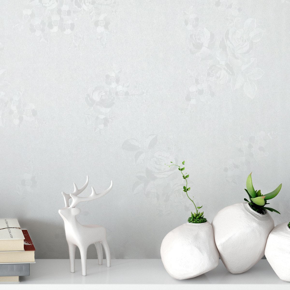 Self adhesive waterproof and anti fouling retro frosted solid color rose series background decoration wallpaper, home wallpaper