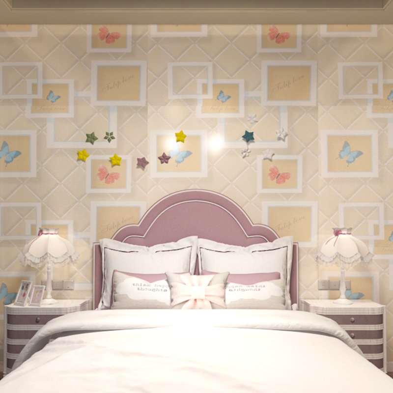 Butterfly papel mural Removable Vinyl Home Bedroom Wall Coating papel tapiz decor Waterproof Shelf Liner Furniture Wallpaper