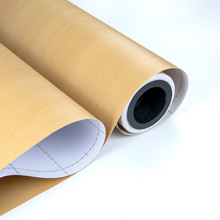 Hot Sale PVC Vinyl Wood Grain Wallpaper Modern Style Self-Adhesive Kitchen Wallpaper Pvc Foil Rolls