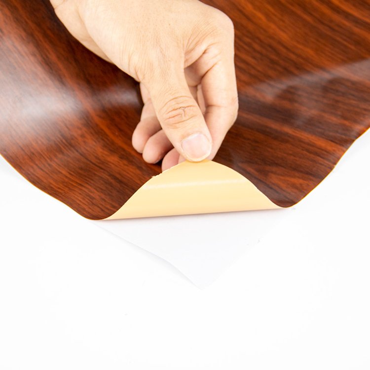 Vinyl Wood Grain Wallpaper Sticker for Bedroom Cabinets Easy Peel and Stick wallpaper Pvc Foil Rolls