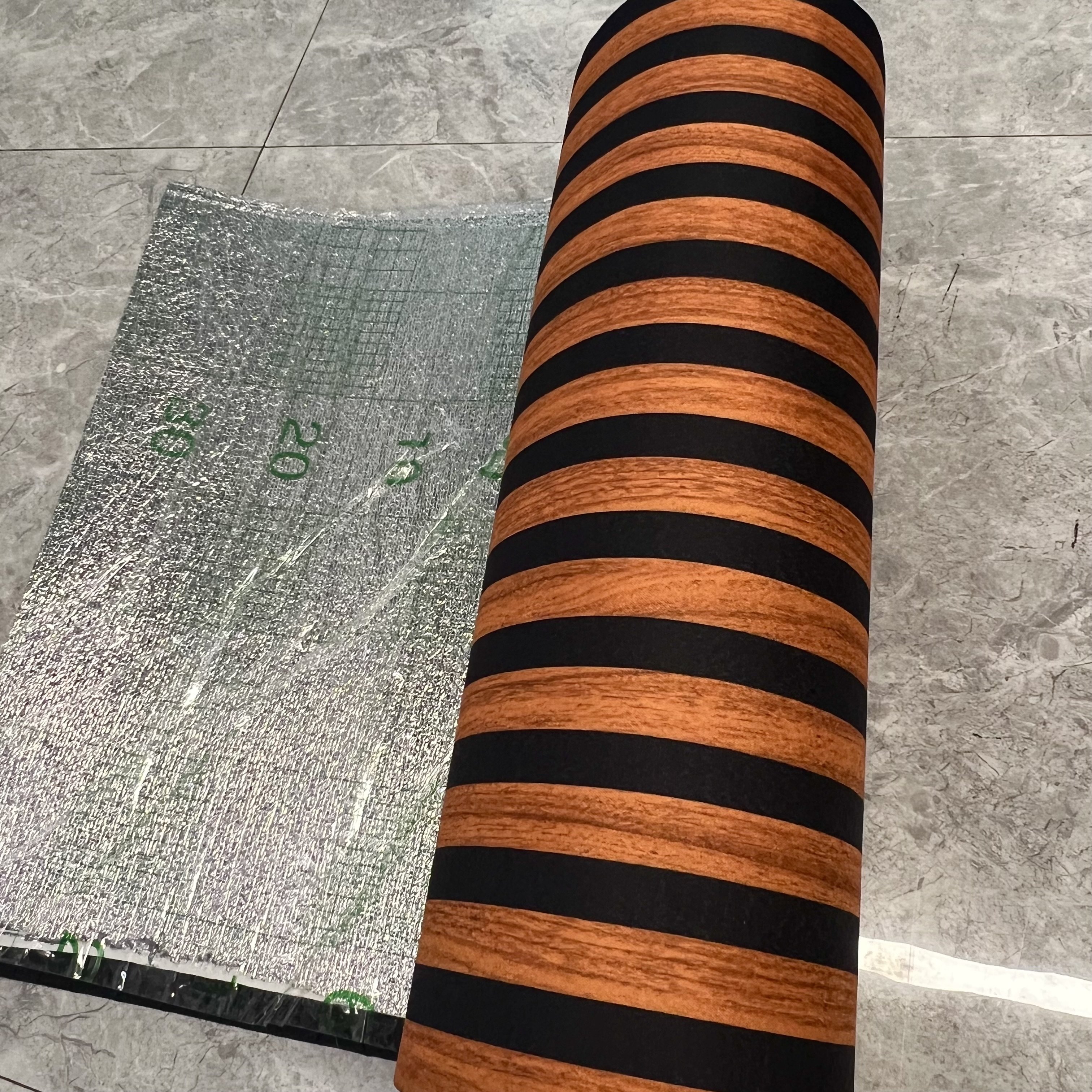 Factory Price Wallpaper Decoration Vinyl Back With Glue Wall paper Roll Waterproof 3D Wall Paper