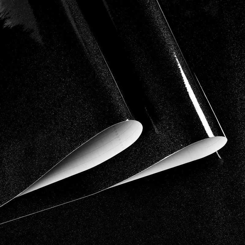 Home Interior Wallpaper Rolls Black Wall Sticker PVC Home Decor Peel and Stick Pearl Self Adhesive Waterproof Modern Removable