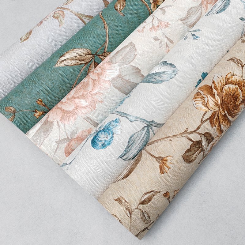 waterproof Vinyl PVC Wallpaper wall decorations for home Damask wallpaper 3d European emboss wall paper golden