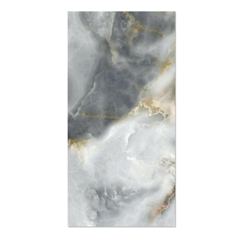 Marble 3D Wallpaper Rolls Easy Clean 60*30cm Design Waterproof PVC Bathroom Wall Decor Household Use