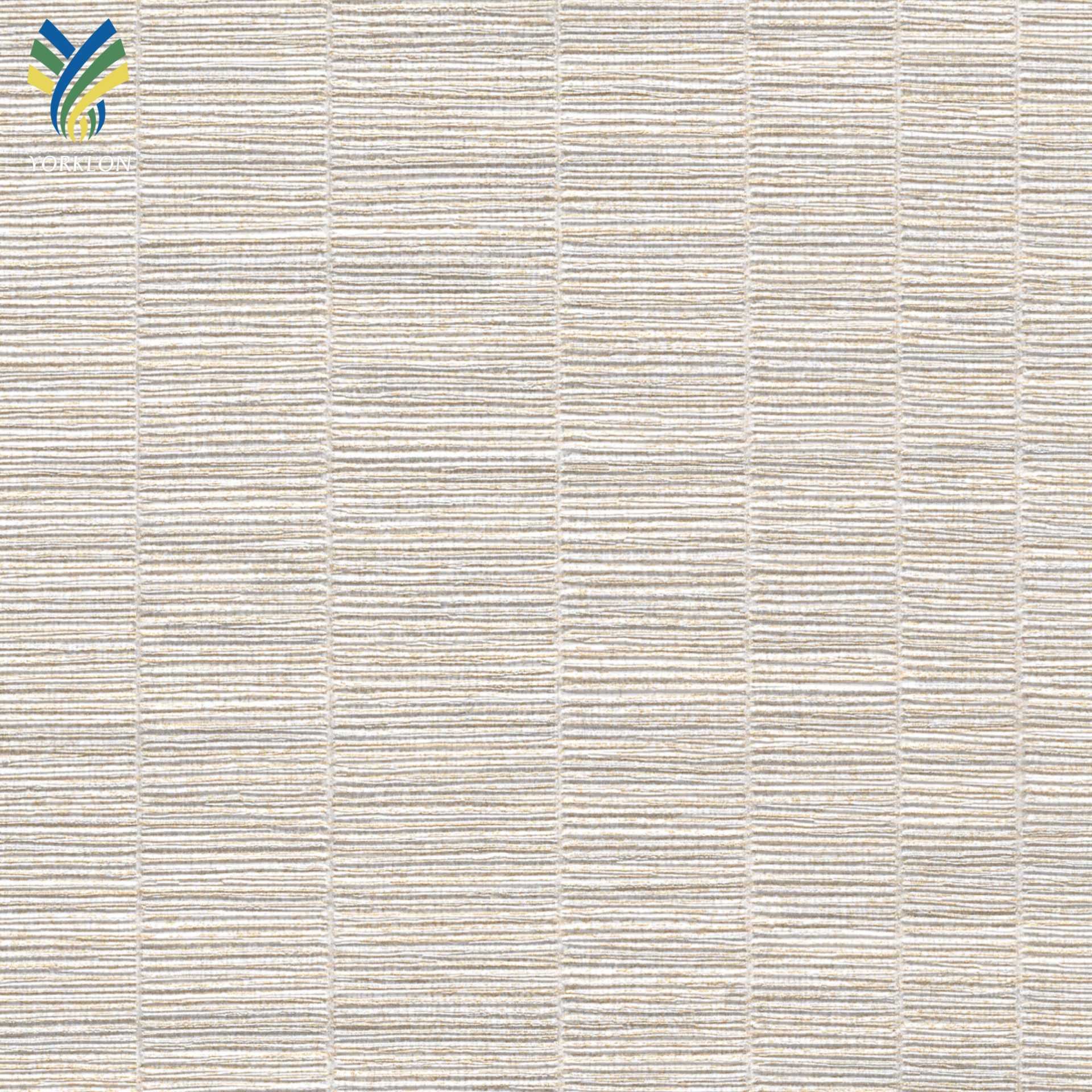 24-REED Luxury Interior Decorative Heat Resistant Fabric PVC Textured Custom Hotel Wall papers Wall covering