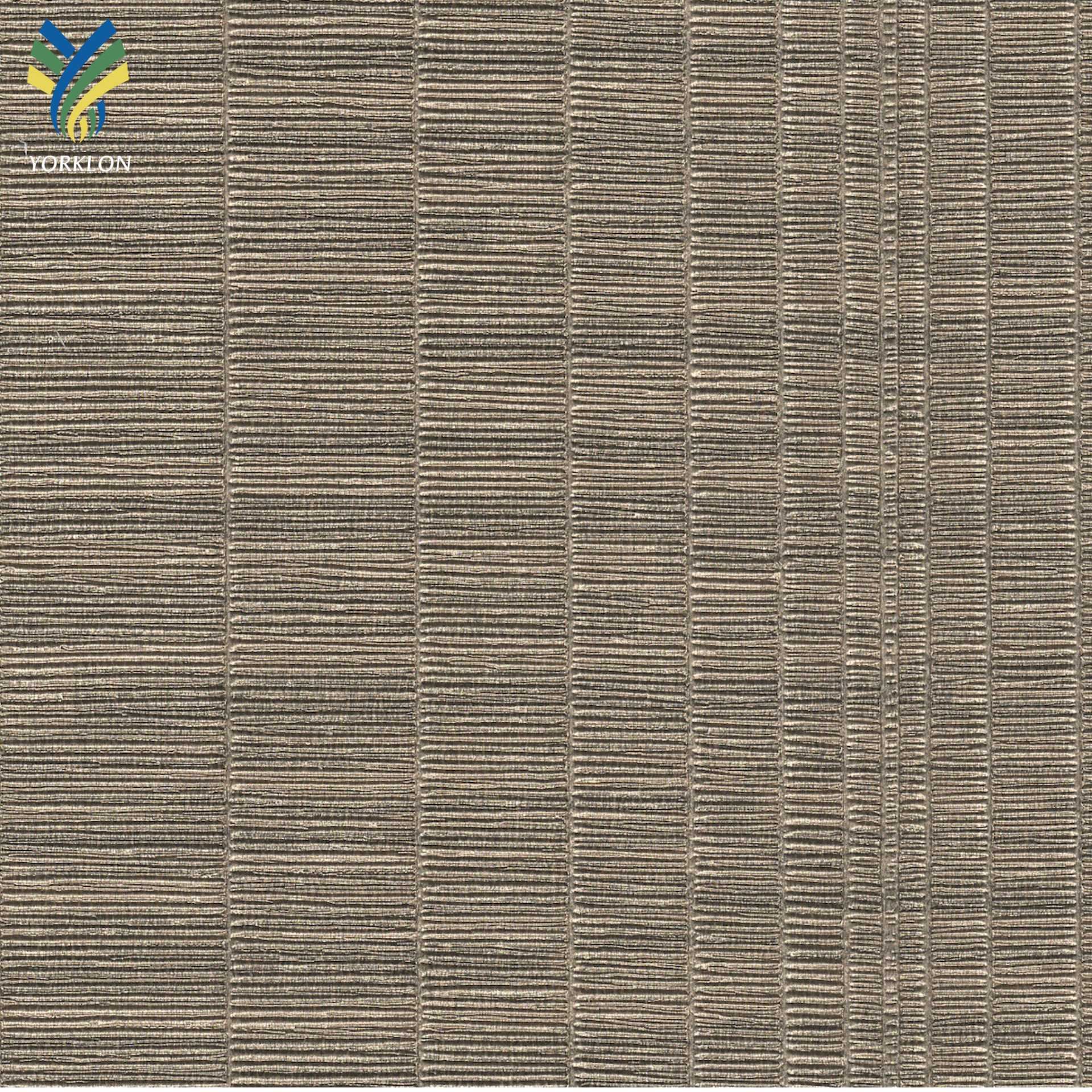 24-REED Luxury Interior Decorative Heat Resistant Fabric PVC Textured Custom Hotel Wall papers Wall covering