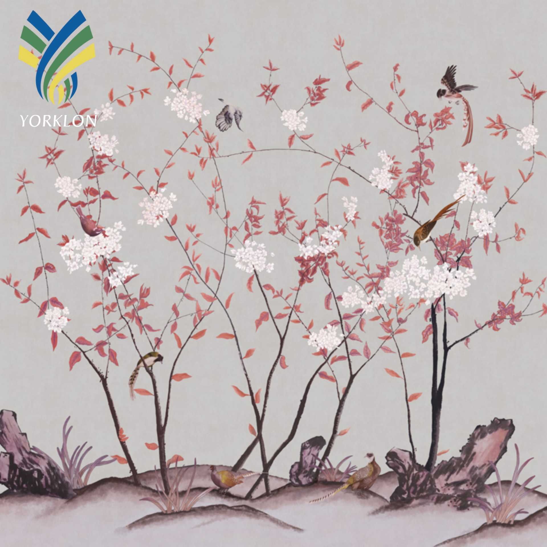 Custom Decorative Mural Wallpaper Rolls Elegant Wall Art for Home Decor