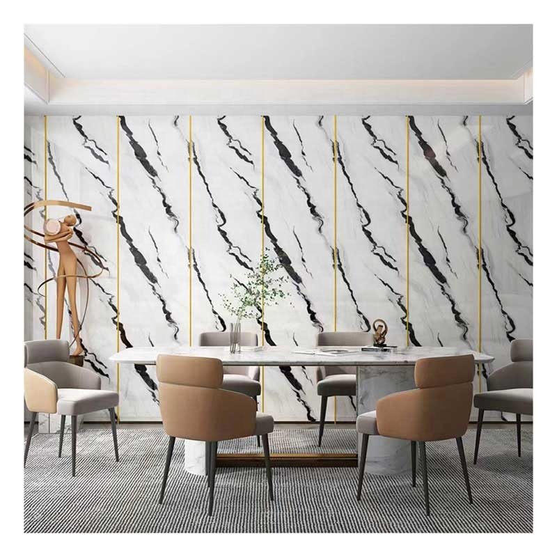 High Quality Waterproof Peel and Stick 3D PET Marble Roll Wallpaper Sticker Living Room PET Foam Wall Paper Sticker