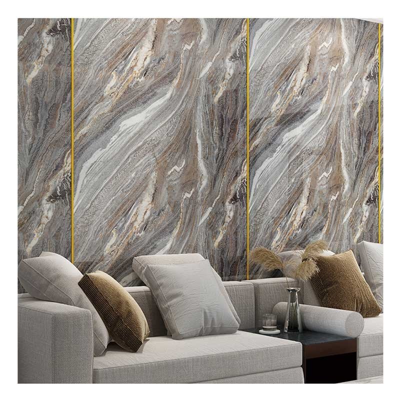 High Quality Waterproof Peel and Stick 3D PET Marble Roll Wallpaper Sticker Living Room PET Foam Wall Paper Sticker
