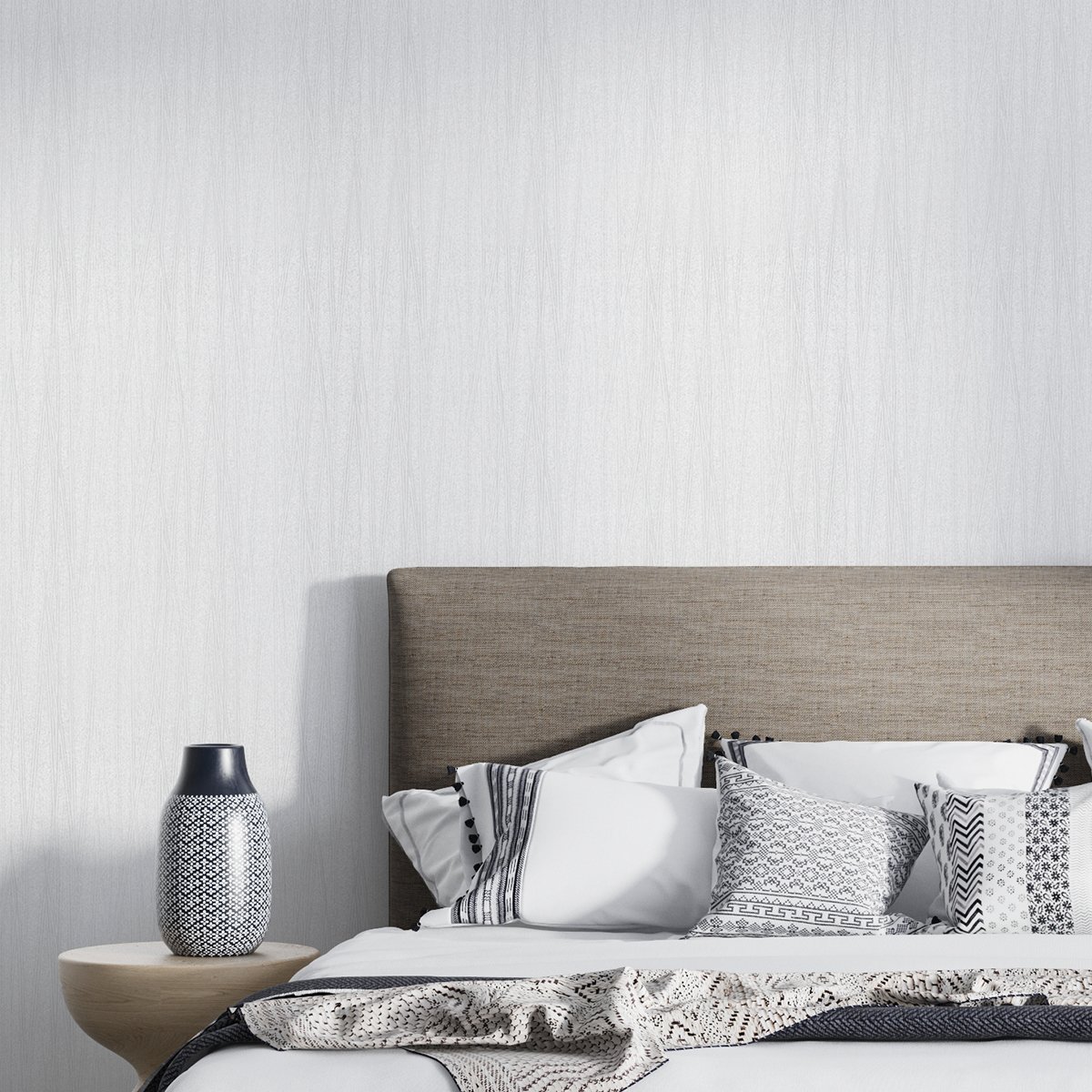 Selfadhesive waterproof and stain resistant white series European patterned rose background decorative wallpaper, home wallpaper