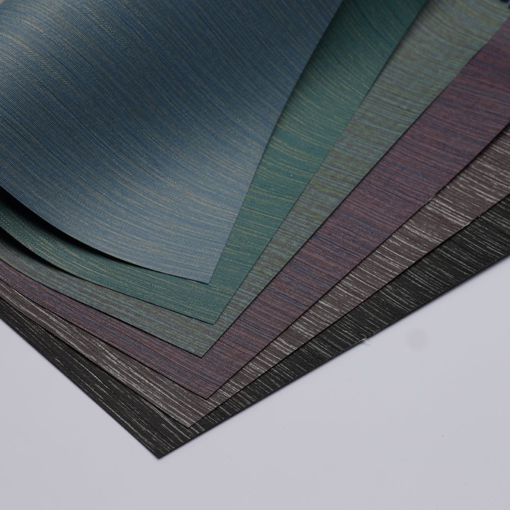 With High Popularity quality Supply Modern 5 Star Hotel Project fireproof Fabric Backed pvc WallPaper wall Coverings