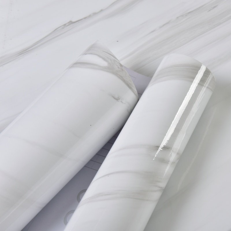 3D Easy to Stick Strong Stickiness Wallpaper Oil-proof Home Decoration Renovation Nature Marble Style Wallsticker for Apartment