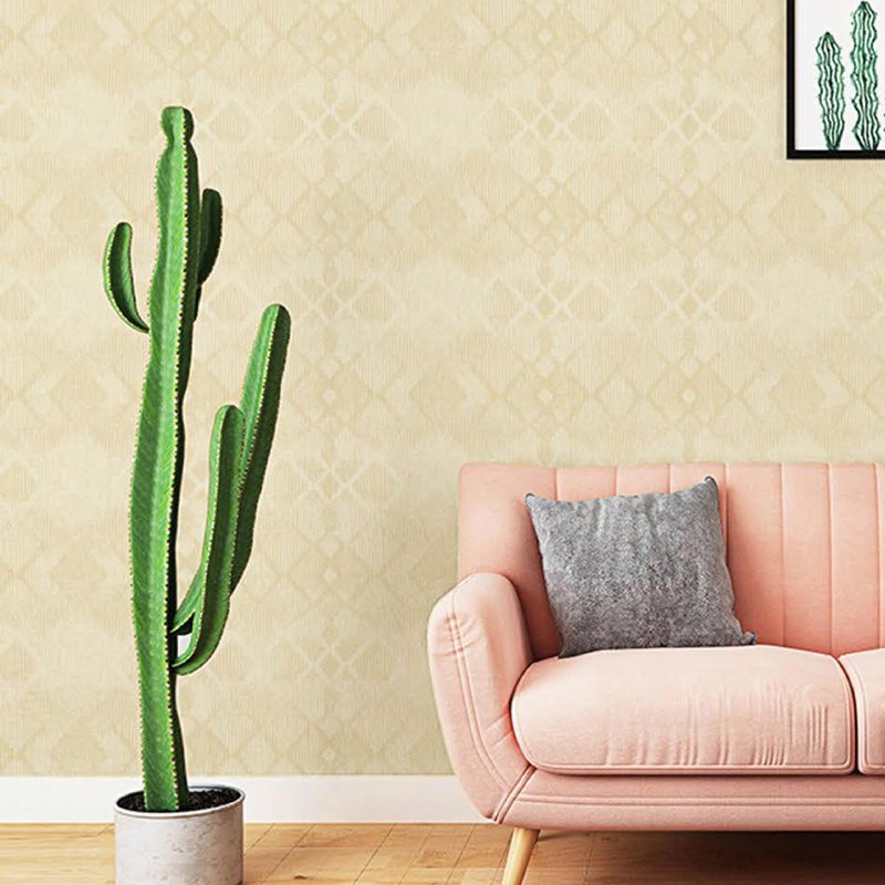 3D geometric dark textured non woven wallpaper gray