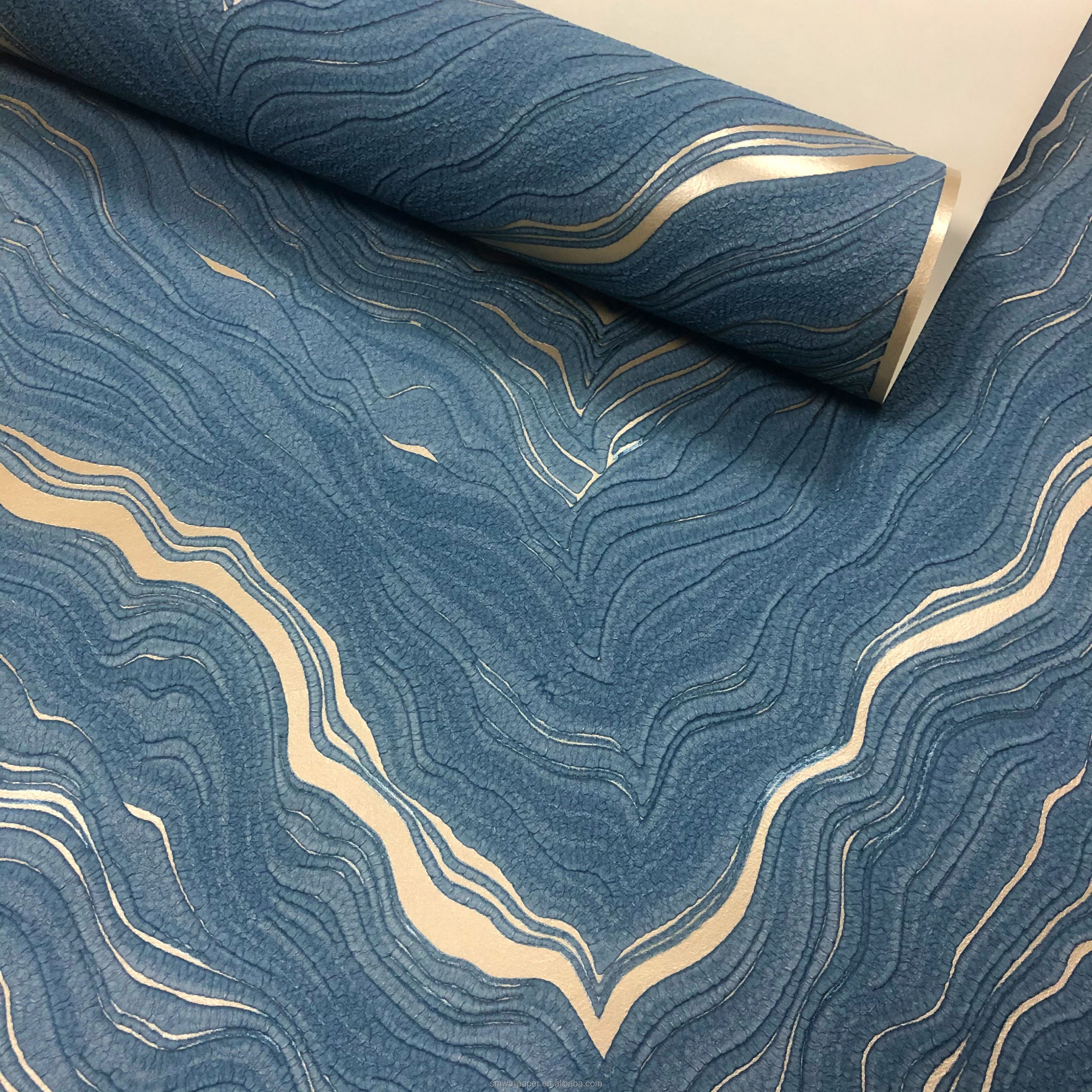 China Suede Wallpaper Interior 3D Wall Decor Velvet Wallpaper Velvet Wall Fabric Wallcovering