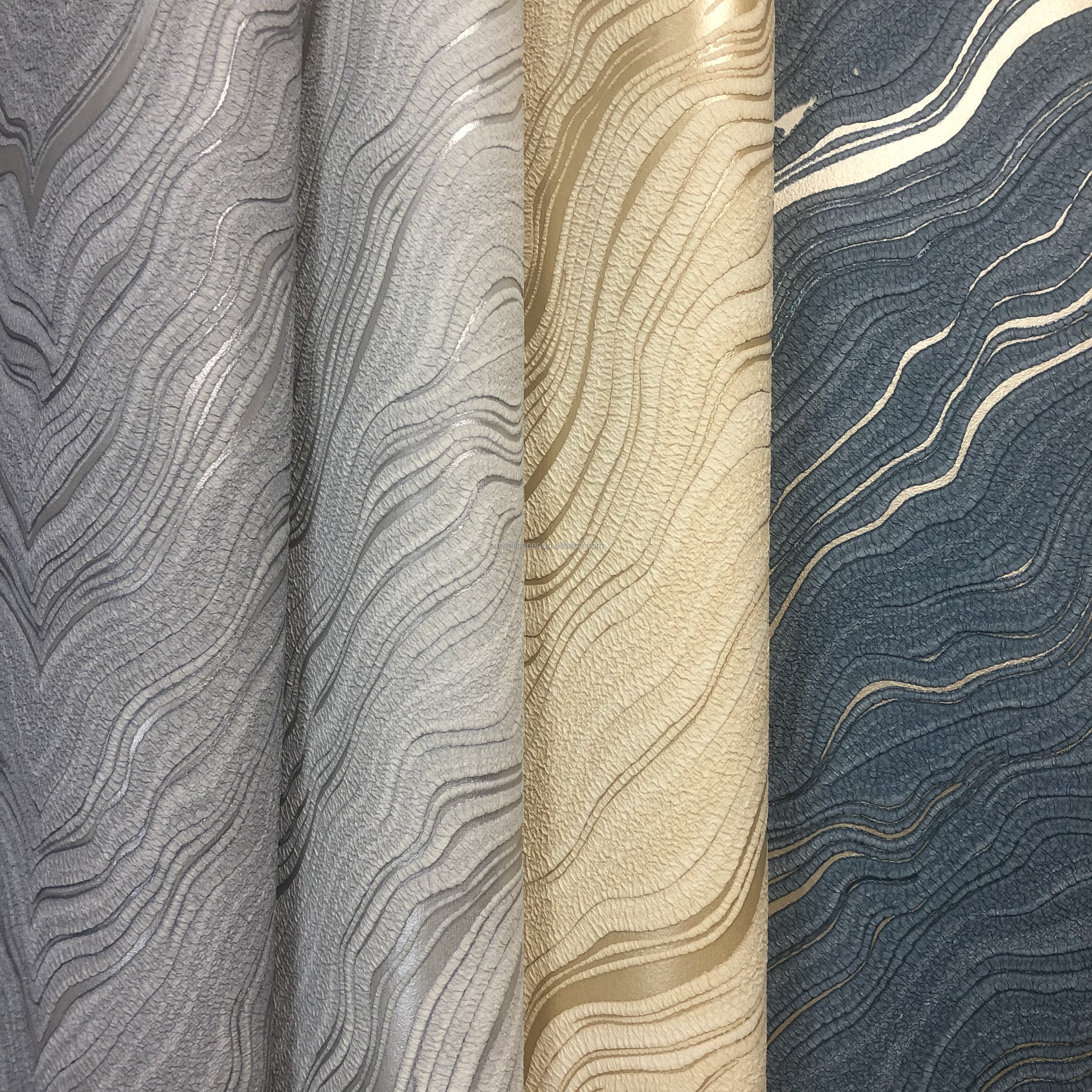China Suede Wallpaper Interior 3D Wall Decor Velvet Wallpaper Velvet Wall Fabric Wallcovering