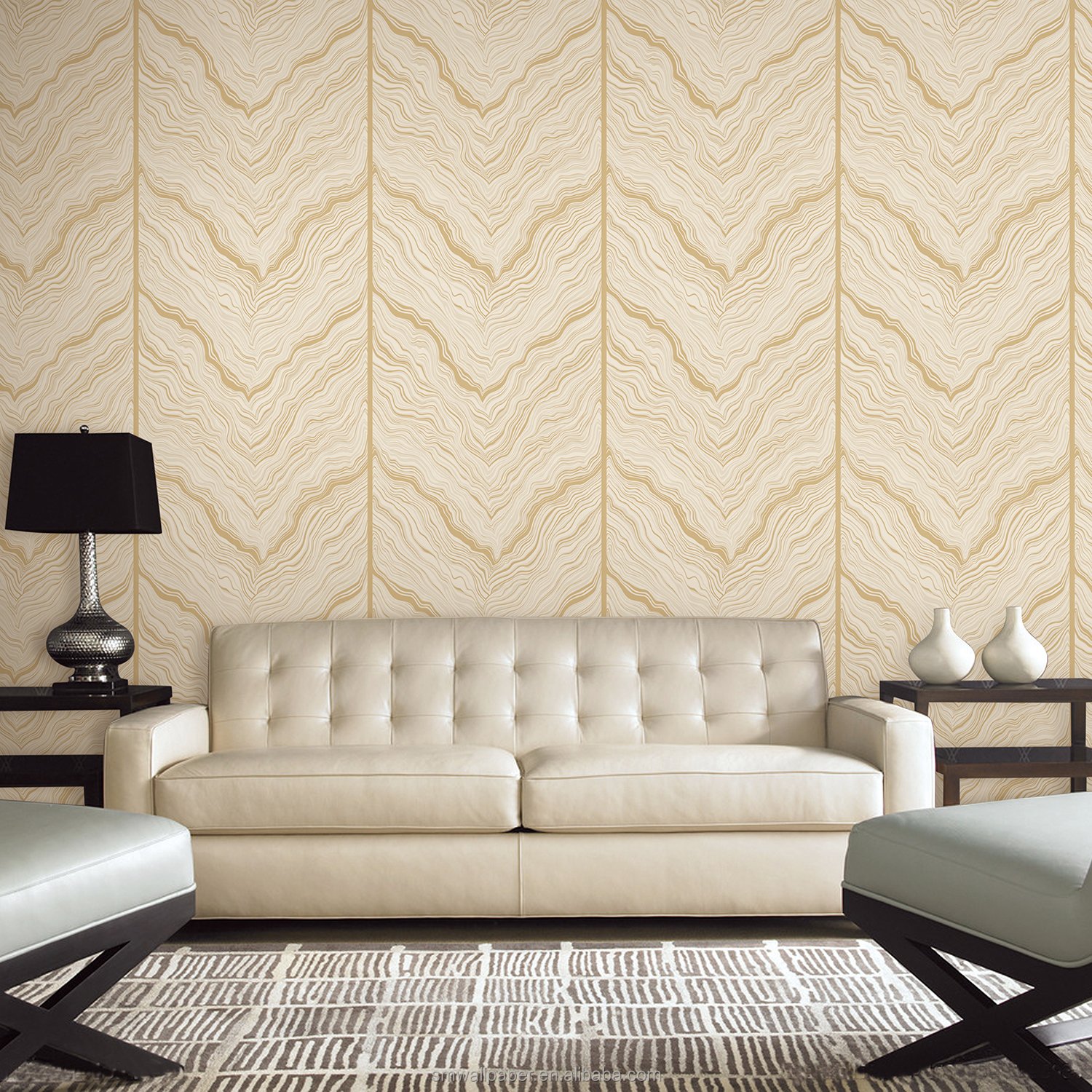 China Suede Wallpaper Interior 3D Wall Decor Velvet Wallpaper Velvet Wall Fabric Wallcovering