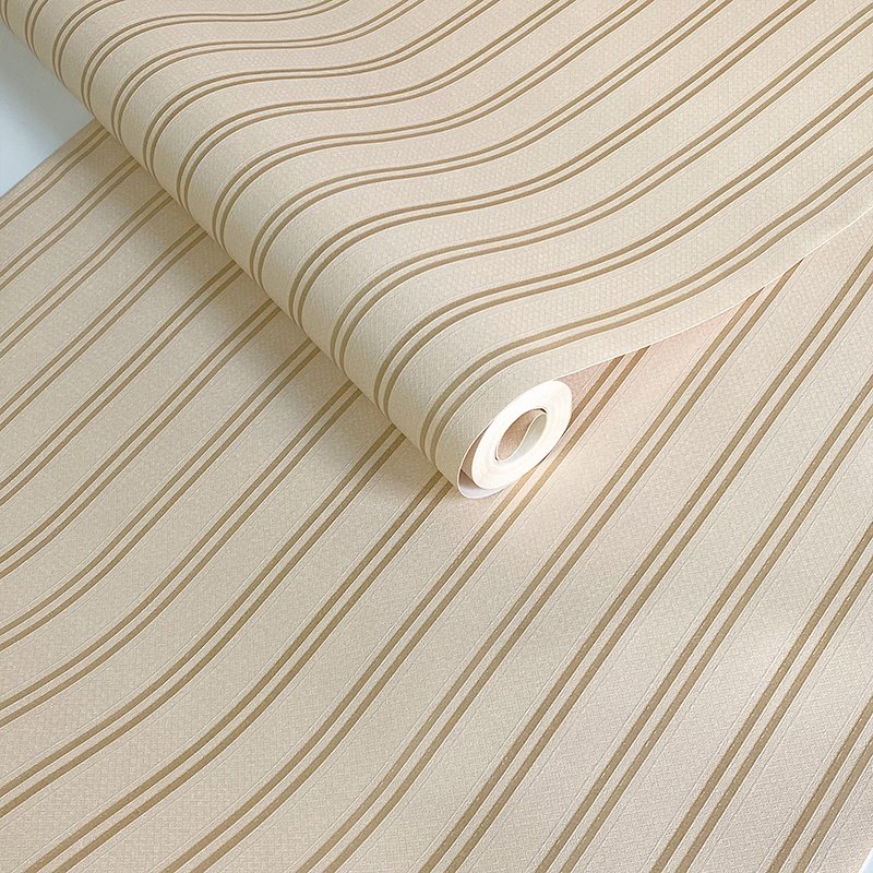 3D vertical striped bedroom background wallpaper living room study hotel PVC waterproof design wallpaper