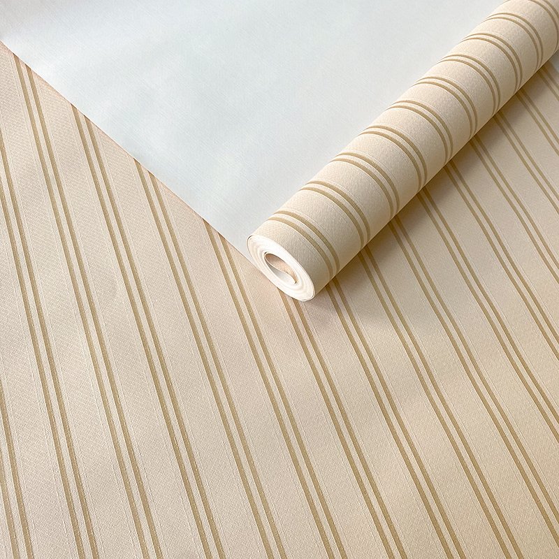 3D vertical striped bedroom background wallpaper living room study hotel PVC waterproof design wallpaper