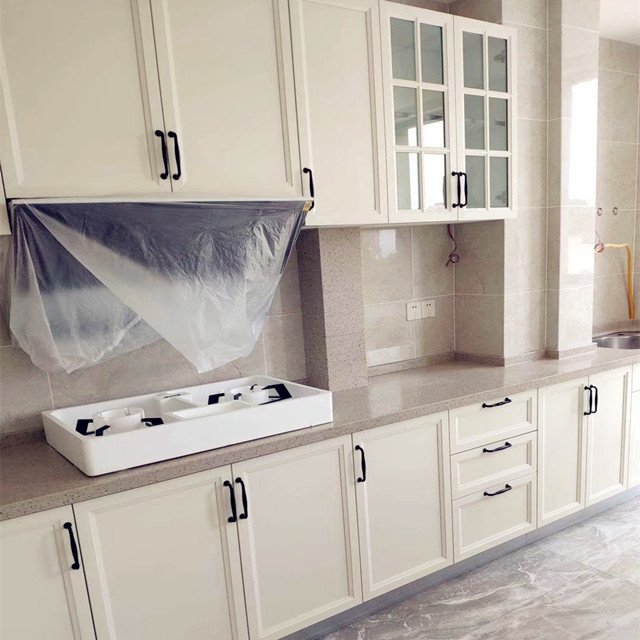 Hot Popular Fully Kitted Modern Style White Design Kitchen Furniture Wood Kitchen Cabinets