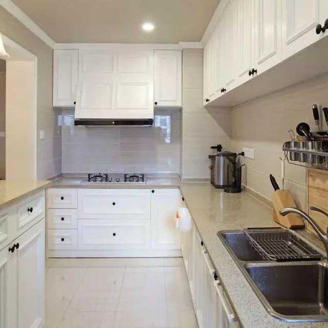 Hot Popular Fully Kitted Modern Style White Design Kitchen Furniture Wood Kitchen Cabinets