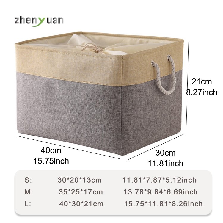 Free samples Wholesale custom cloth fabric storage bins foldable organizer closet storage boxes clothes storage box