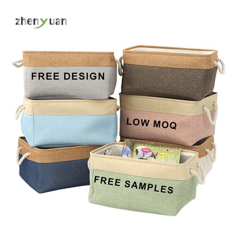 Free samples Wholesale custom cloth fabric storage bins foldable organizer closet storage boxes clothes storage box