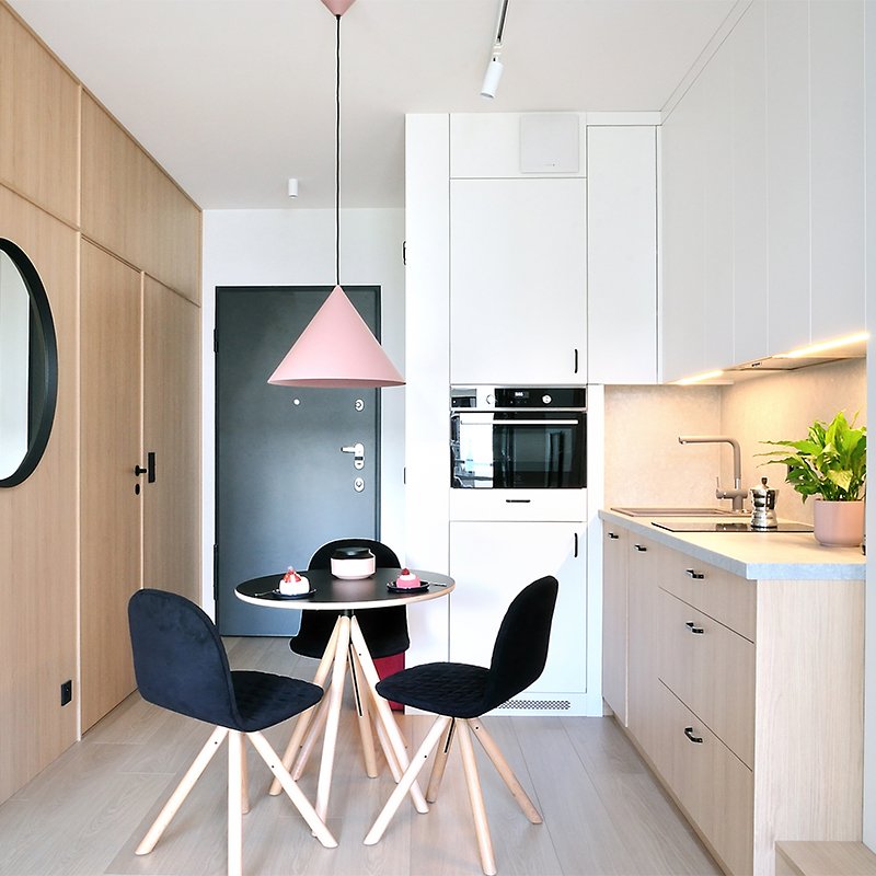 American Industrial Designer Modern Design Open Kitchen with Island Designs