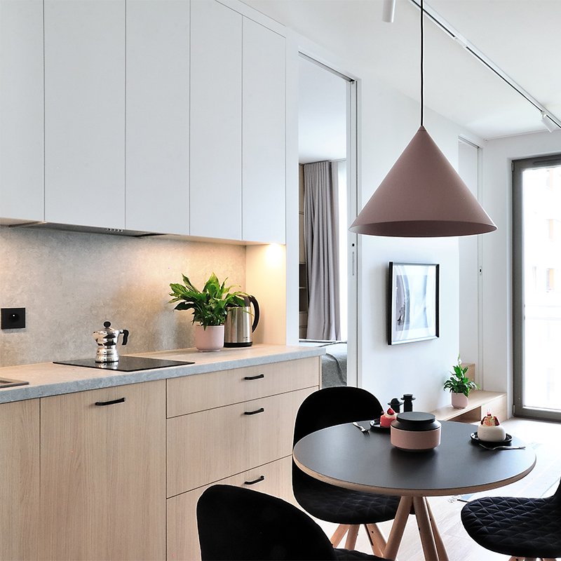 American Industrial Designer Modern Design Open Kitchen with Island Designs